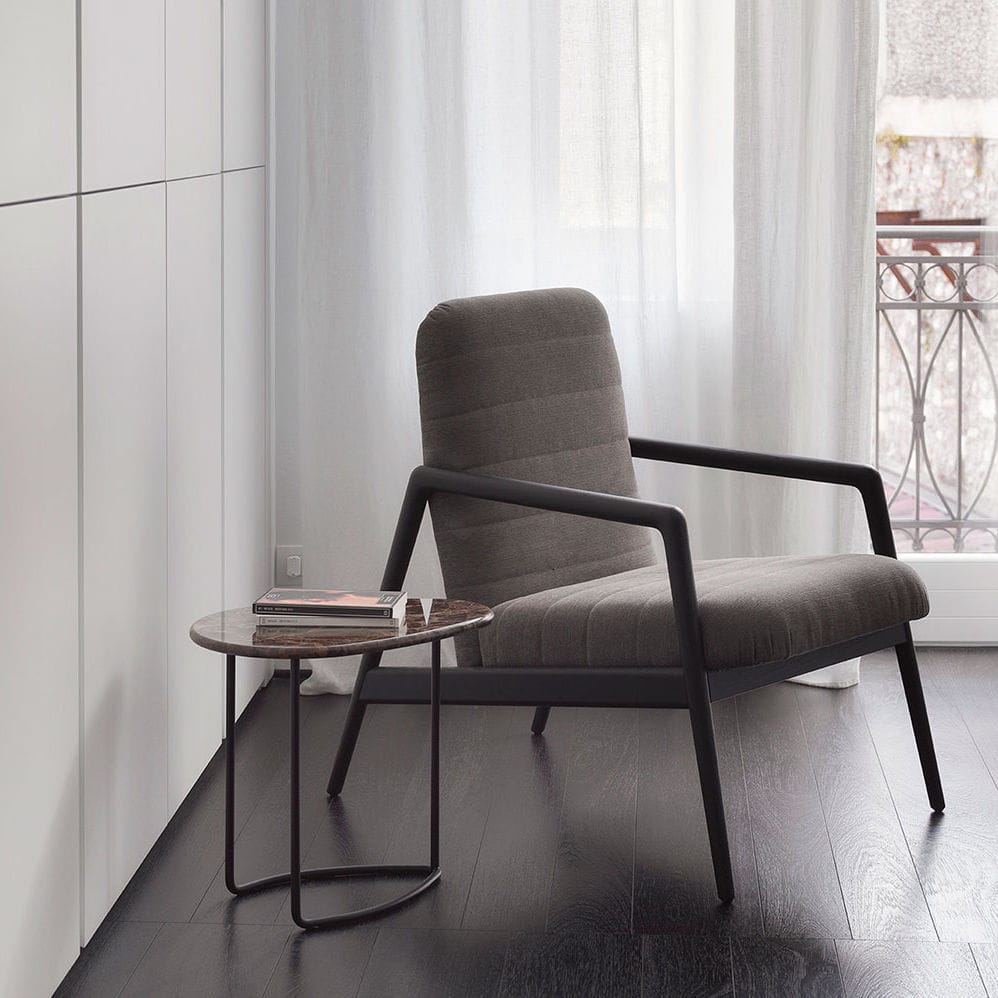 Contemporary side table Lily Alto CASAMANIA HORM marble / painted