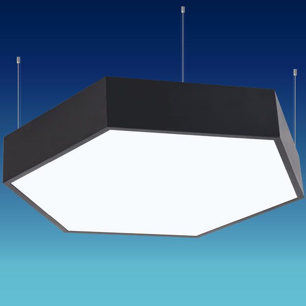 Hanging Light Fixture Led Hexagonal Aluminum L420 Lider
