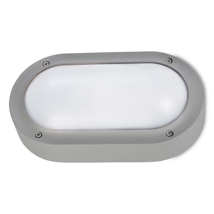 Contemporary wall light BASIC LedsC4 outdoor / aluminum / polycarbonate