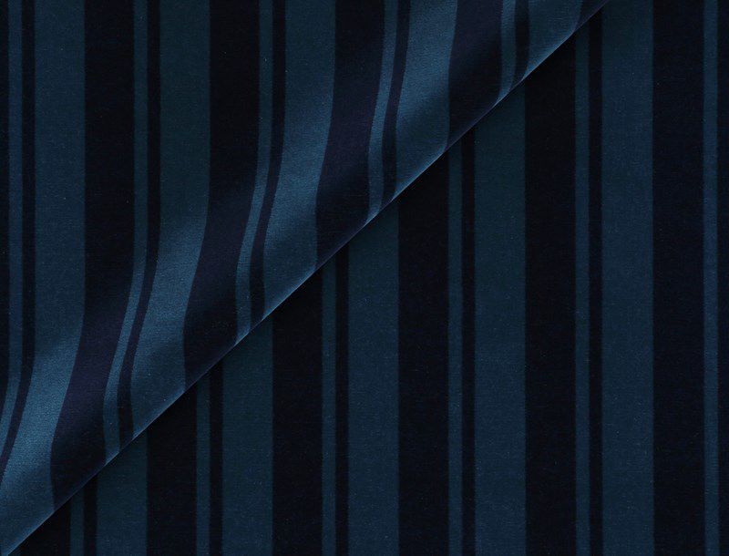 Upholstery Fabric Jamboree Velvets Fiesta Jim Thompson Striped Cotton Velvet - Striped Velvet Curtain Fabric