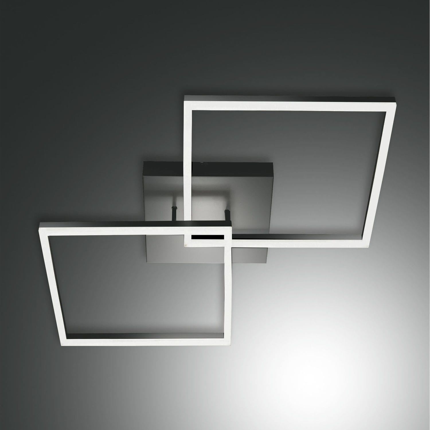 Contemporary Ceiling Light - BARD - Fabas Luce - Square / Metal ...