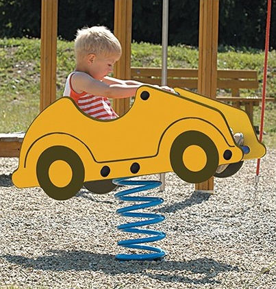 Steel spring rocker - MILLE MIGLIA - TLF srl - zinc-plated steel / HPL ...