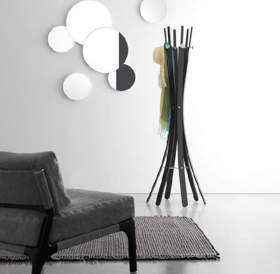 Floor coat rack ISAK Flai original design / wooden