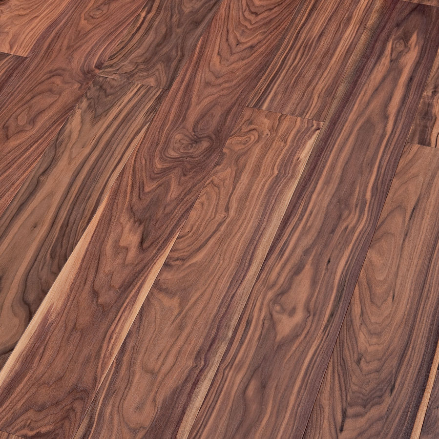 Engineered parquet floor BLACK BASSANO PARQUET American walnut / oiled / brushed