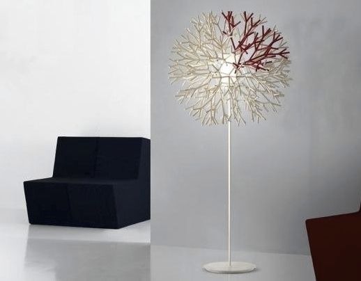 Floor Standing Lamp Original Design Steel Abs Coral By