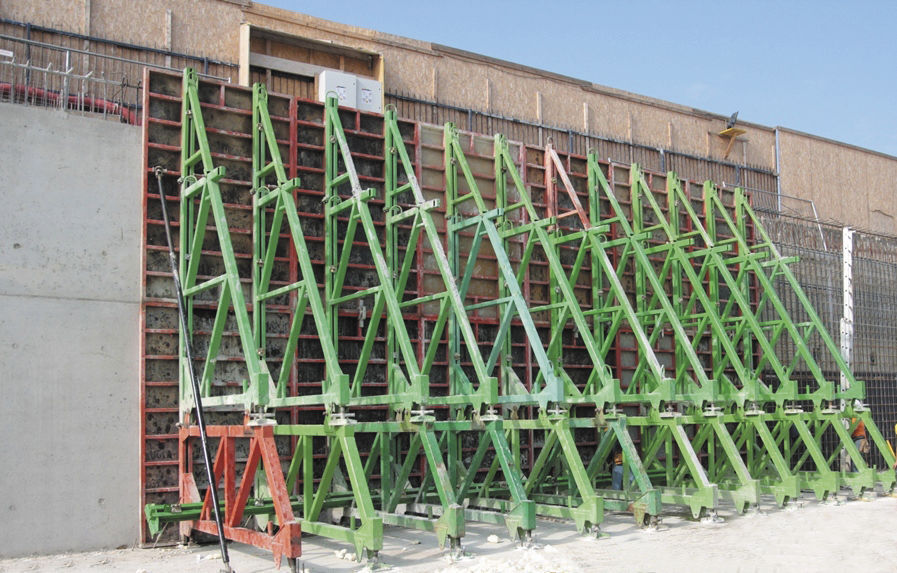 Single Sided Formwork Single Side Wall System Heavy Duty Faresin Formwork Spa Steel Wall