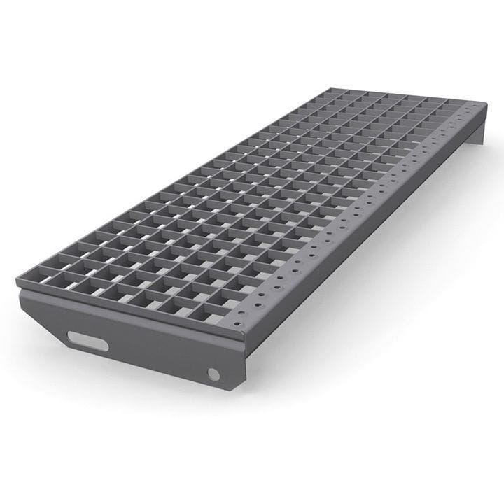 Step Wear Examples Metal Aluminum step - MEISER - stainless steel / non-slip / high-resistance