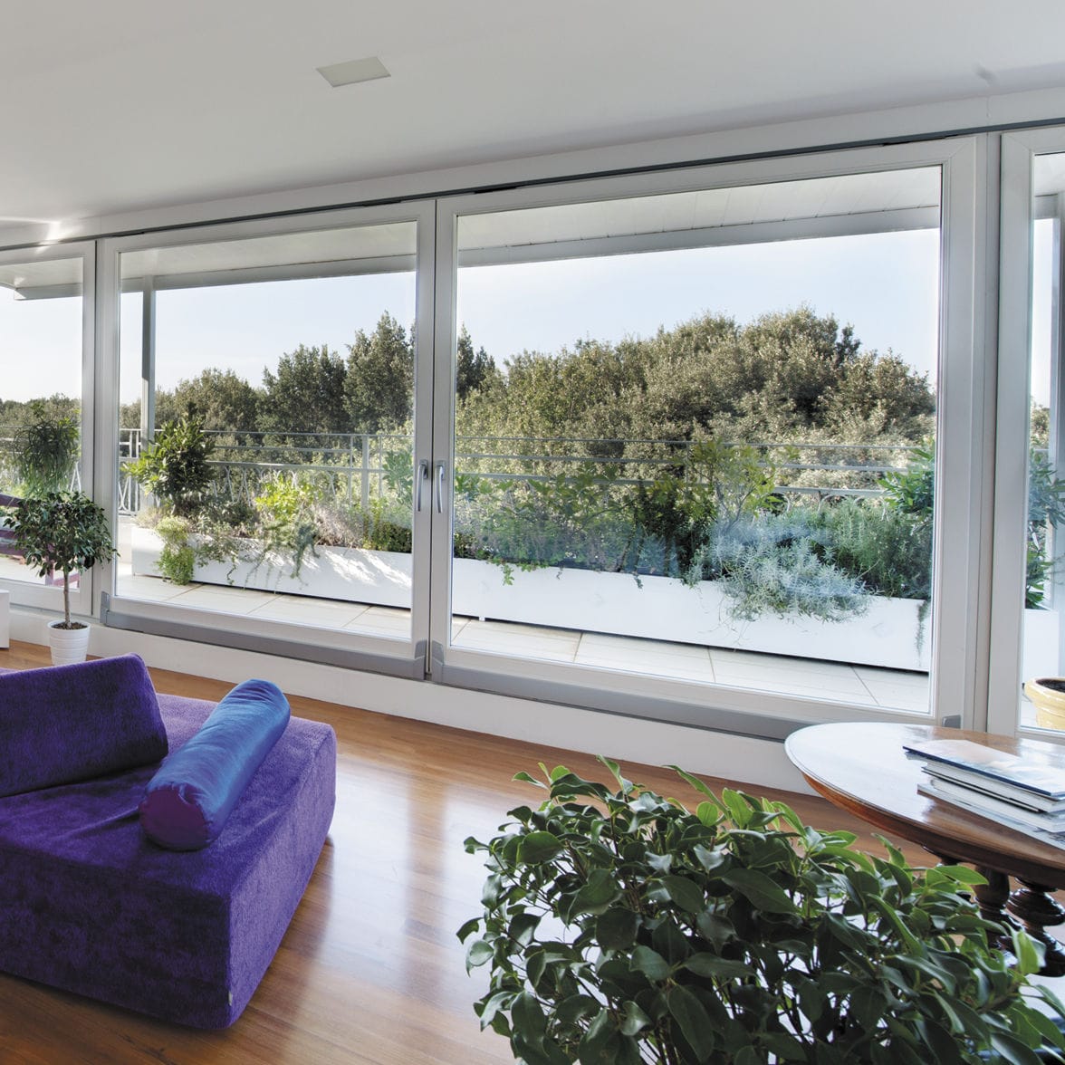 Sliding Patio Door Wooden Aluminum Double Glazed Sciuker