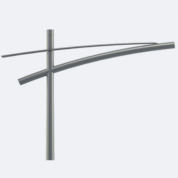 Galvanized steel lamp post arm ENCIERRO RAGNI
