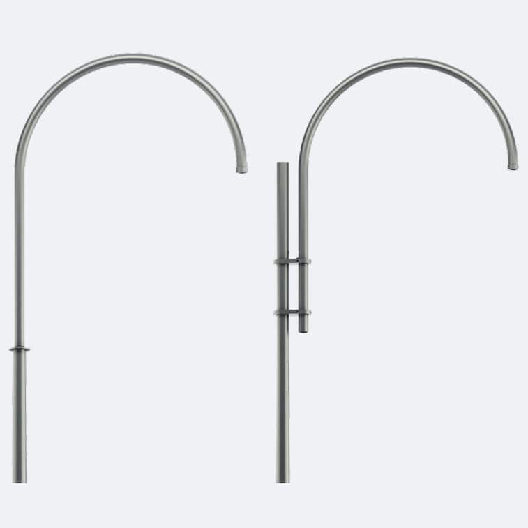 Galvanized steel lamp post arm ST ANDRÉ RAGNI