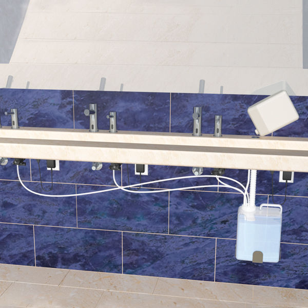 Commercial soap dispenser TOP FILLING MULTIFEED KIT Stern