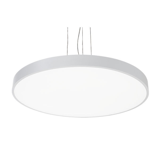 Hanging light fixture C90P Glamox AS LED / round / commercial