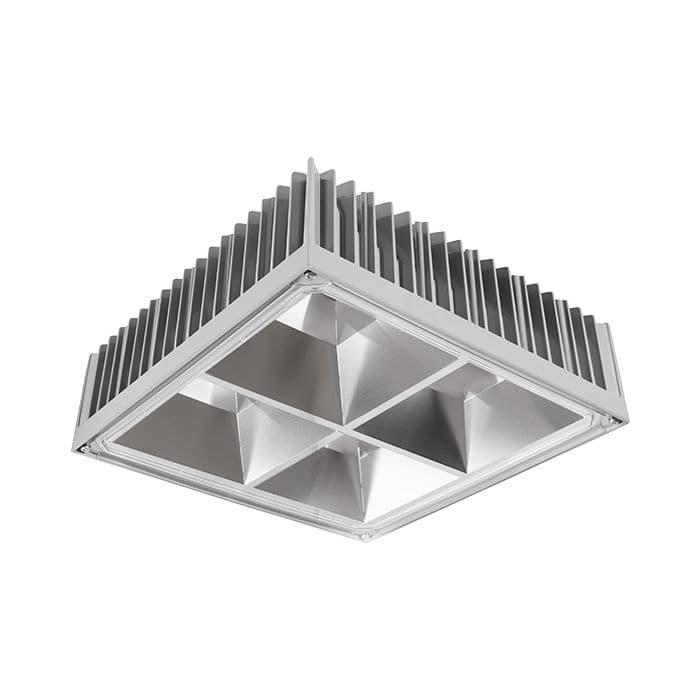 Recessed ceiling light fixture I81 Glamox AS LED / square