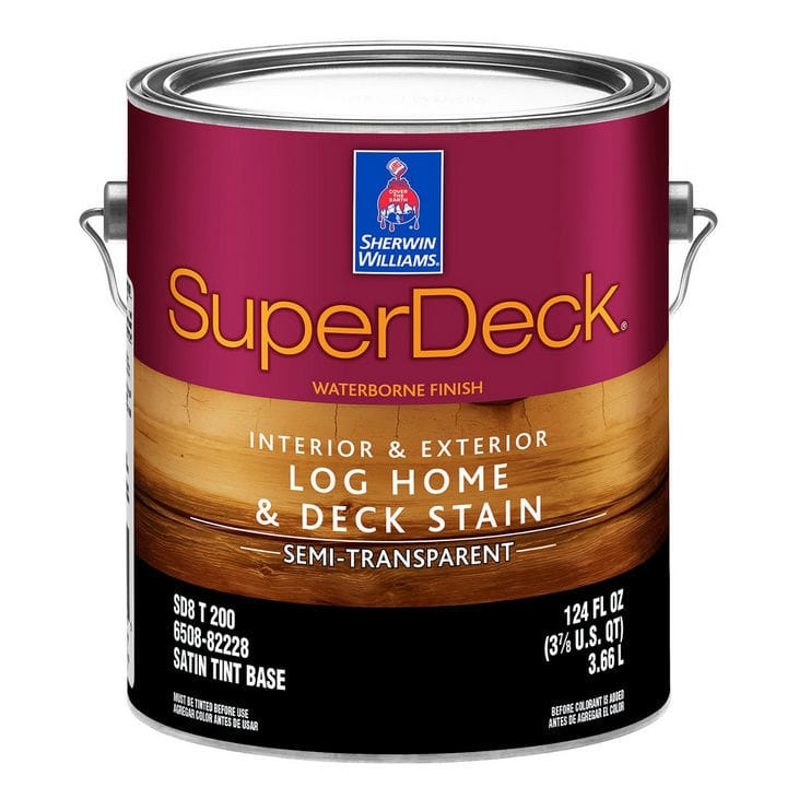 Protective Wood Stain Superdeck Log Home And Deck Sherwin Williams 8401