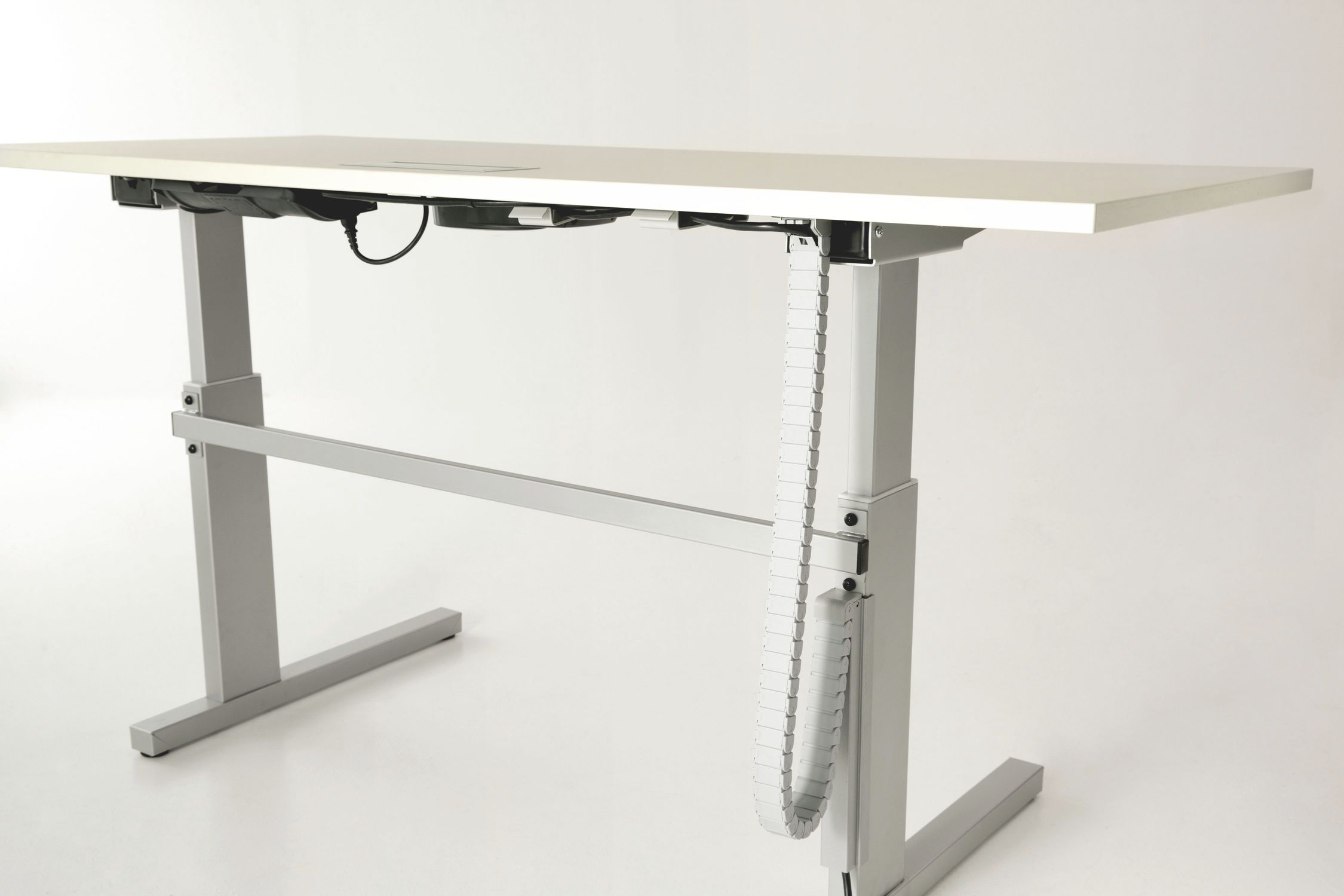 Plastic Cable Trunking Desk Commercial Vertical Teknion