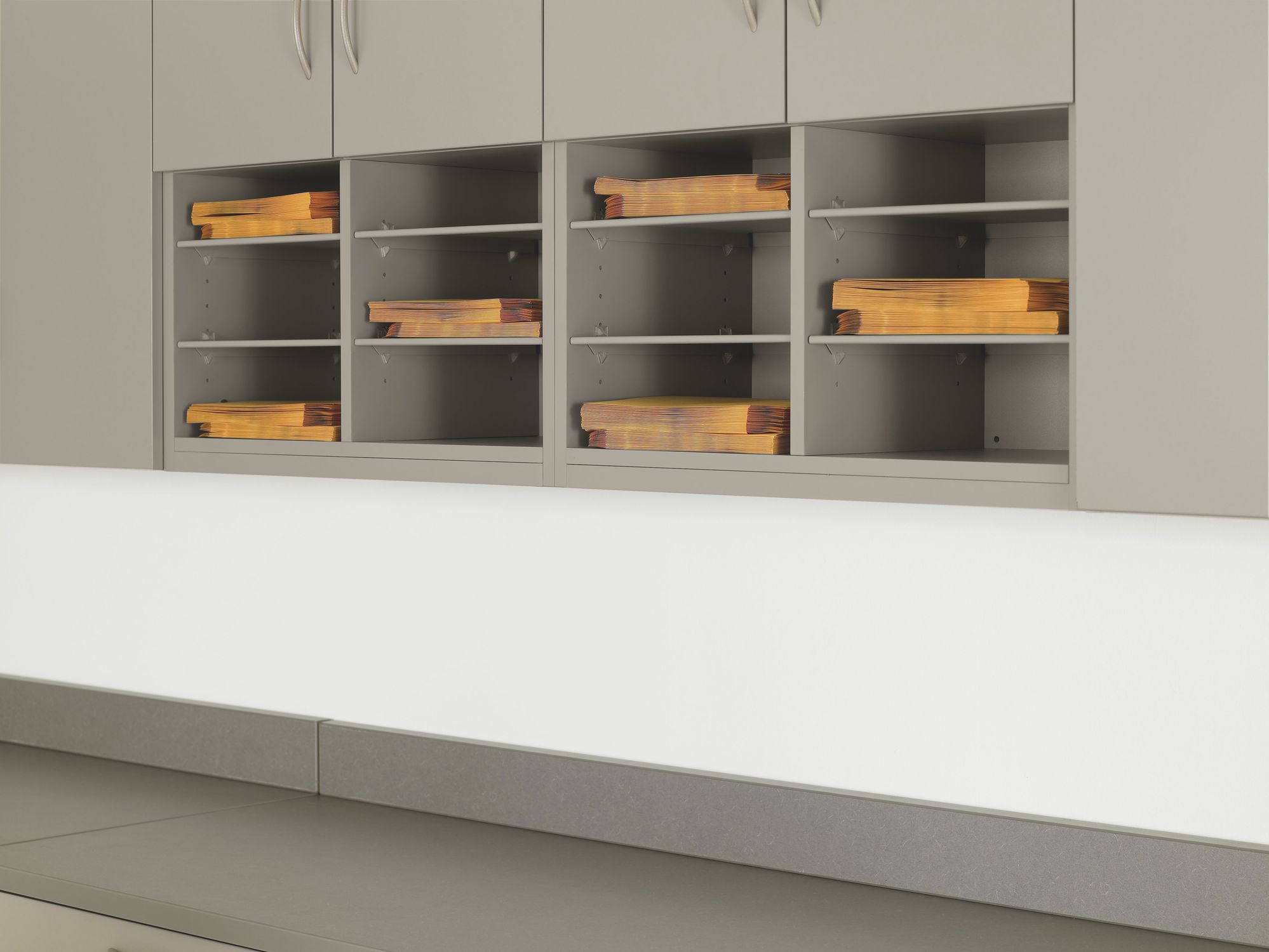 Wall file cabinet system