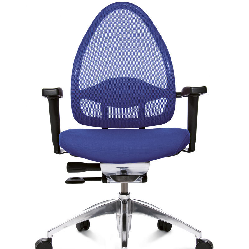 Contemporary office chair OPEN BASE Topstar mesh / metal base / black