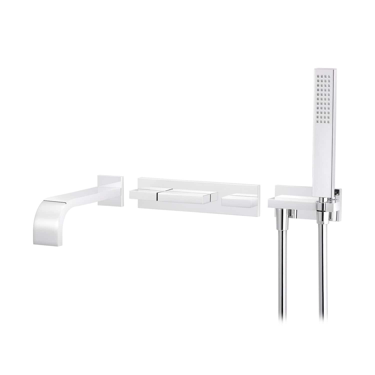 Doublehandle shower mixer tap 4585.11.71 rvb for bathtubs / wallmounted / builtin