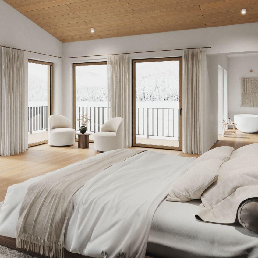 Wooden window - AWS 75 BS.HI+ - Schüco - metal / aluminium / casement