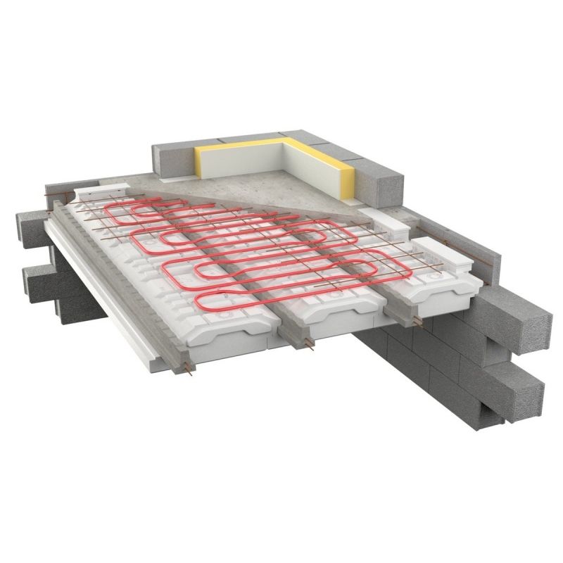 Structural floor with girderslabs EQUATIO® RECTOR concrete