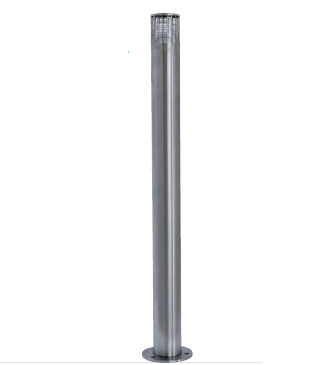 Security bollard - TEE GRILLE - FRANCE INOX INDUSTRIE - stainless steel ...