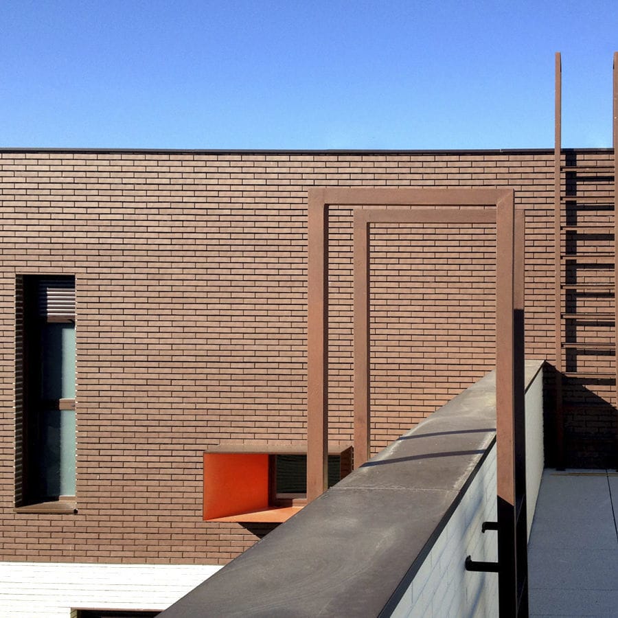 Ventilated facade brick - FRONTISS Asturias - La Paloma Cerámicas ...