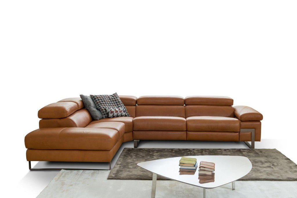 Corner Sofa Contemporary Leather 4 Seater Wilson