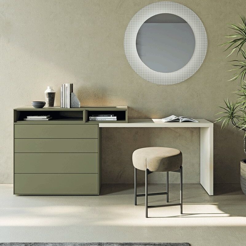 Desk with post MODULA Dall'Agnese wallmounted / contemporary