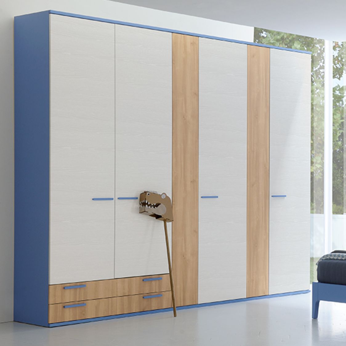 Contemporary Wardrobe Golf C111 C117 Y102 Y105 Y109 Colombinicasa Lacquered Wood 4172