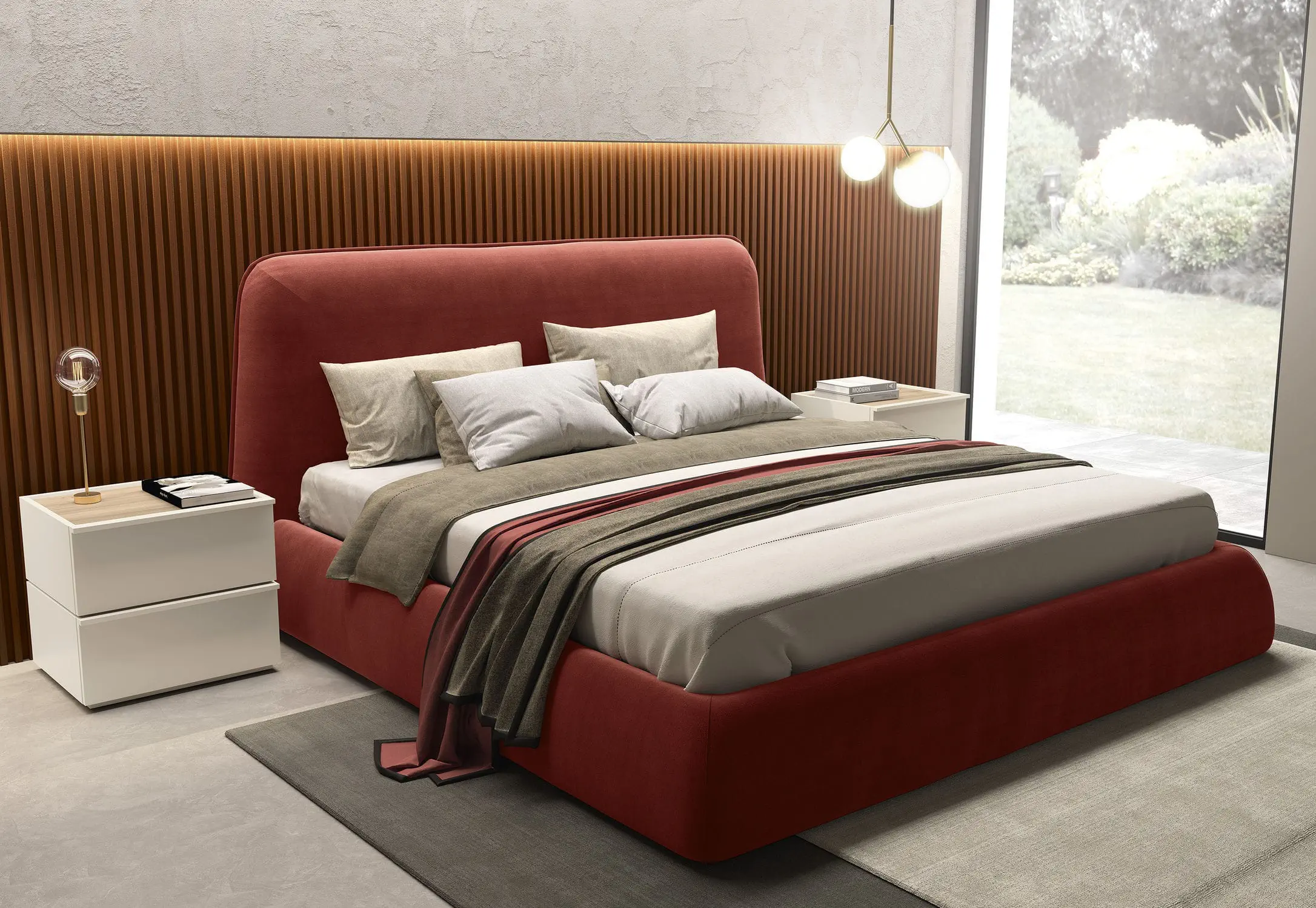 Double bed - VITALYTY SOGNO PRISMA - ColombiniCasa - contemporary