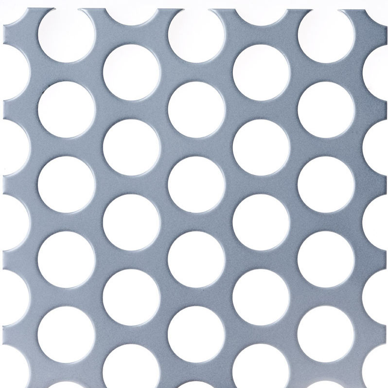 Perforated sheet metal TITAN 190 LOCKER Group expanded / aluminum