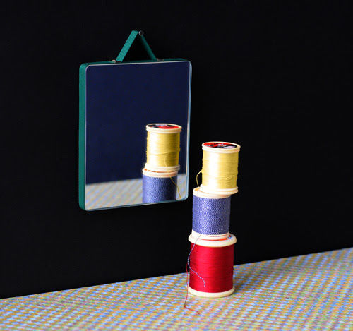 Wall-mounted mirror - RUBAN - Hay a/s - contemporary / rectangular