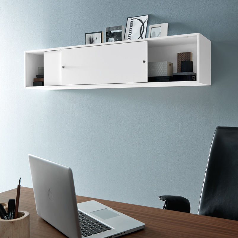 Wall Mounted Bookcase With Doors Wall Design Ideas