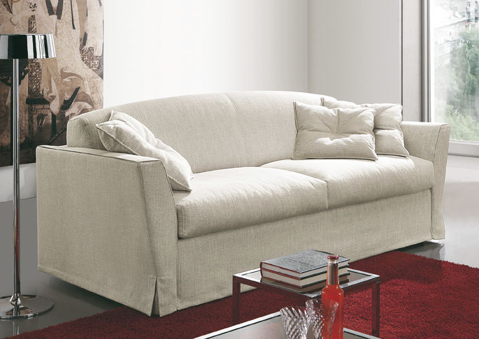 Sofa Bed Venezia Pol 74 Contemporary Fabric 2 Person Sofa Bed Venezia Pol 74