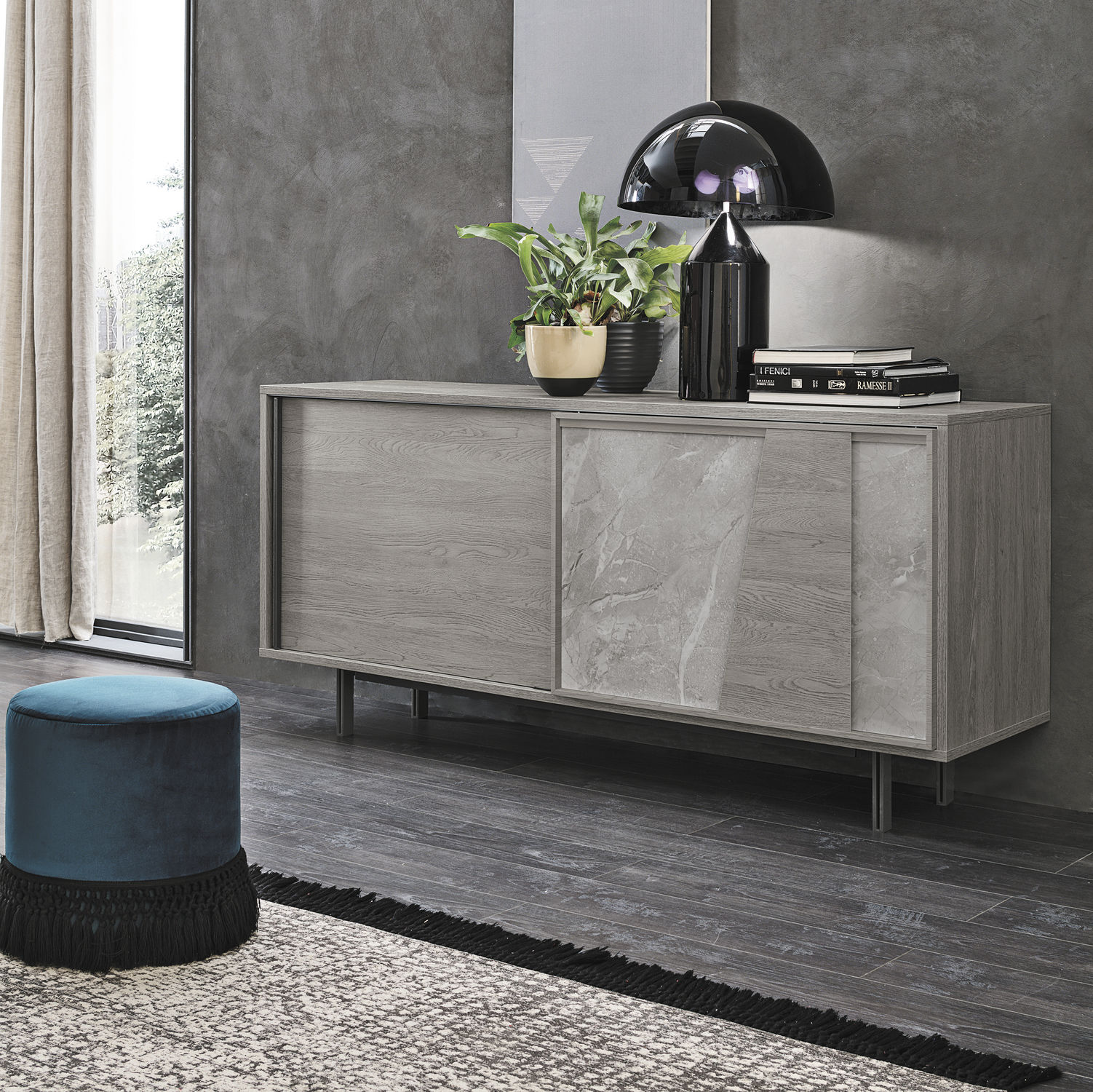 Contemporary sideboard MODUS NEW Target Point painted metal