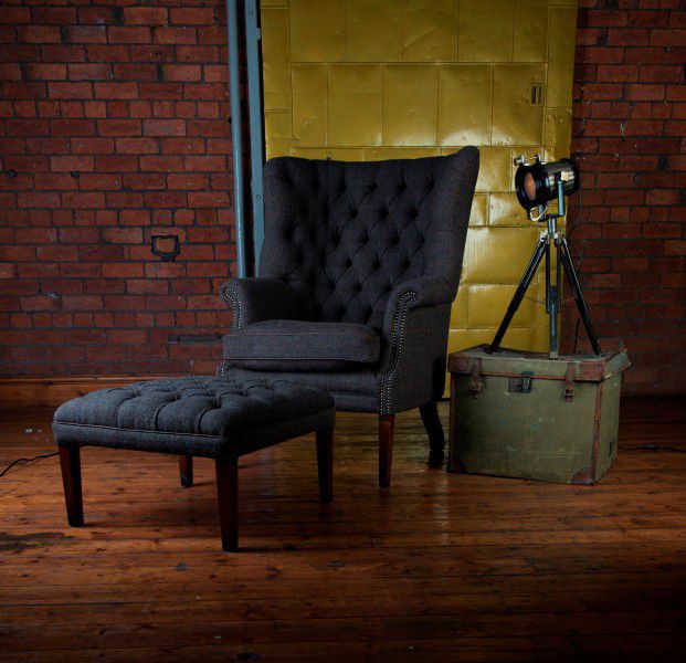 Chesterfield armchair - MACKENZIE - Tetrad Associates - leather ...
