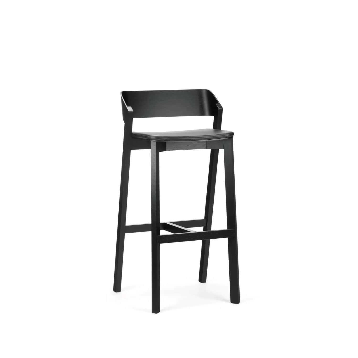 Contemporary bar chair Merano TON a.s. fabric / leather