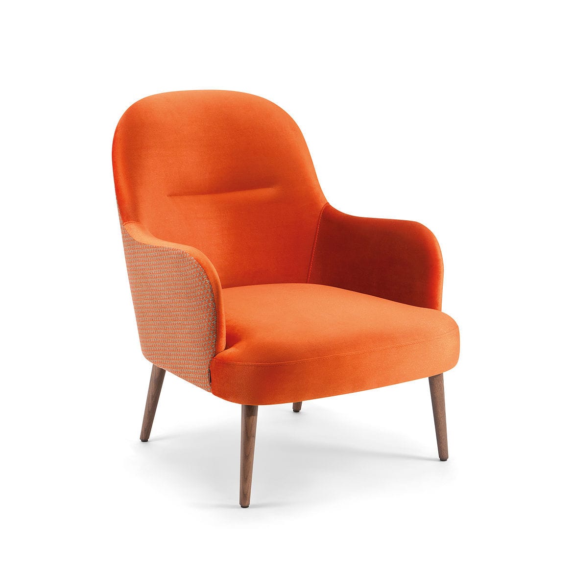 Contemporary fireside chair DA VINCI05 100 Torre fabric