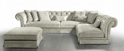 Modular Sofa Posh Island Valmori Chesterfield Fabric 4 Modular Sofa Posh Island Valmori