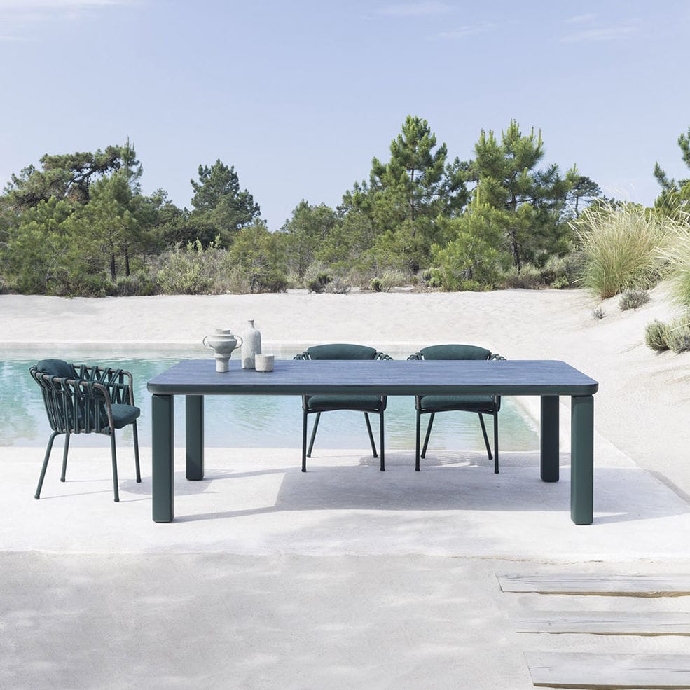 Contemporary table - CUSTOMADE - Varaschin - HPL / ceramic / aluminum base