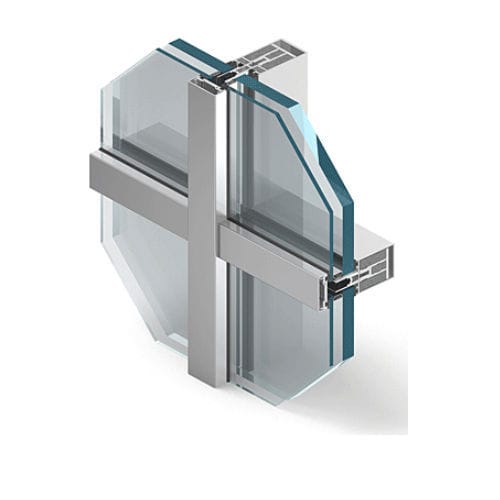 Stick System Curtain Wall - MB-SR50 EI - Aluprof S.A - Aluminum And Glass