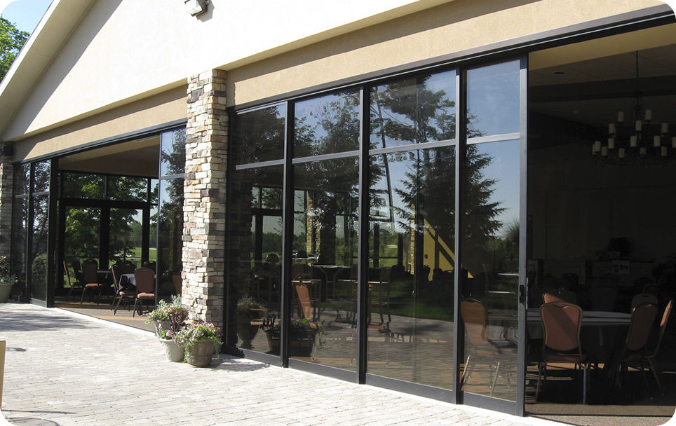 Sliding Patio Door Solar Innovations Inc Aluminum Double Glazed Sliding Patio Door Solar Innovations, Commercial Sliding Glass Doors