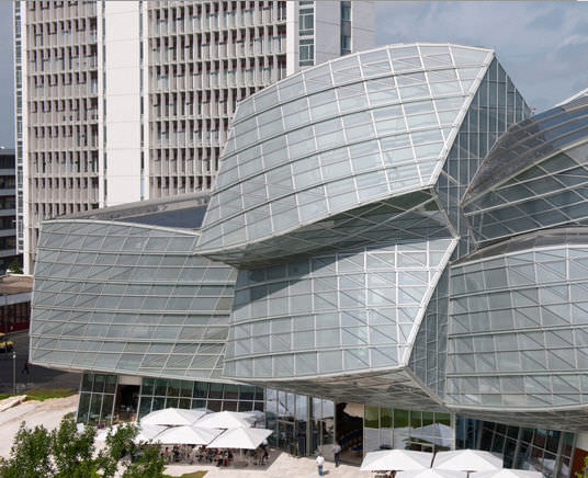 Panel Curtain Wall Aluminum And Glass Novartis Campus By Gehry