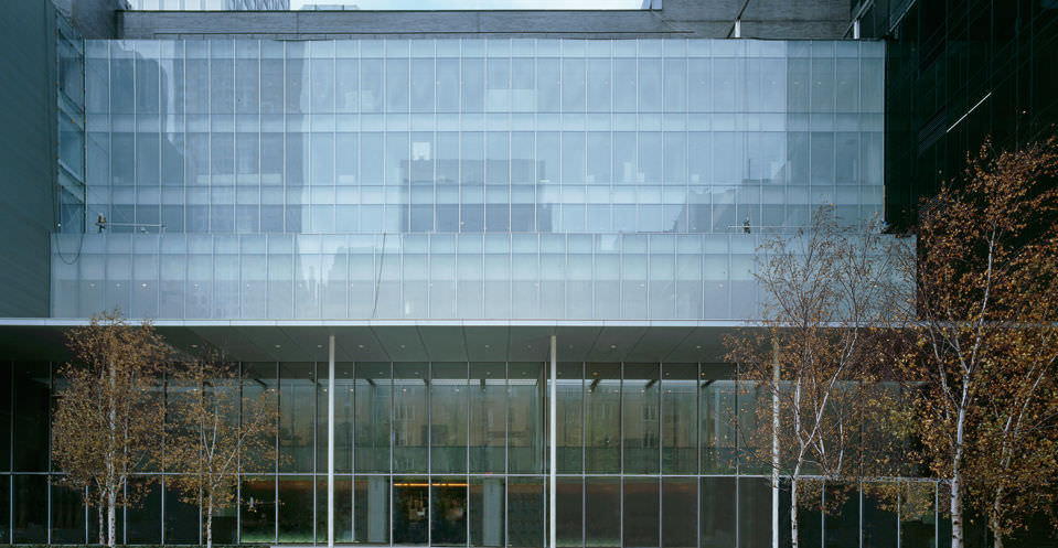 Panel curtain wall MUSEUM OF MODERN ART MOMA Josef Gartner metal