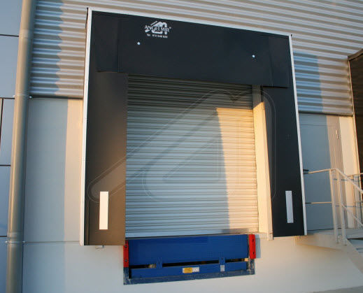 Loading dock shelter - AB-ALU - Angel Mir – Portes Bisbal - rigid ...