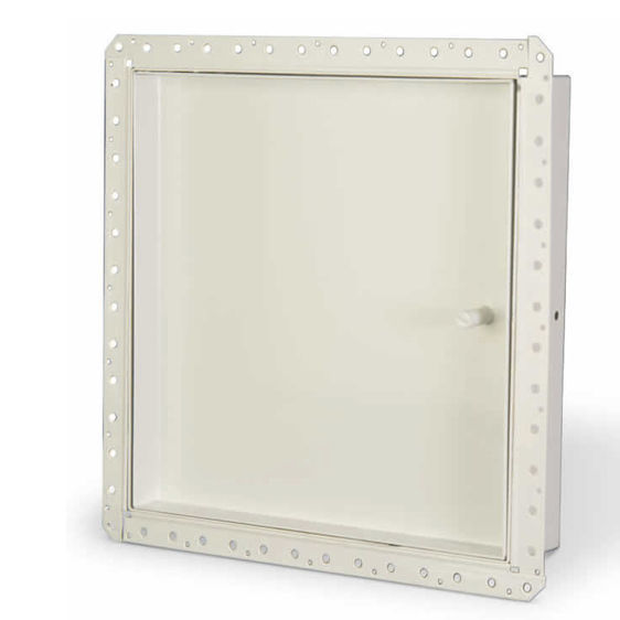 Wall access hatch - RDW - KARP Associates, Inc. - square / stainless ...