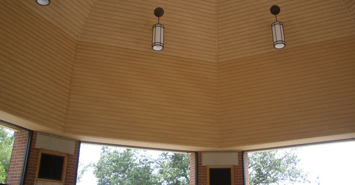 Chicago Metallic Linear Ceilings | Shelly Lighting