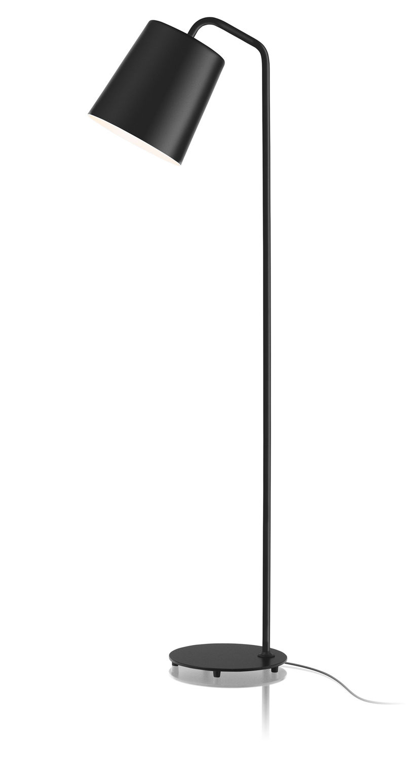 Floor Standing Lamp Contemporary Steel Painted Hide Floor Standing Lamp Contemporary Steel Painted