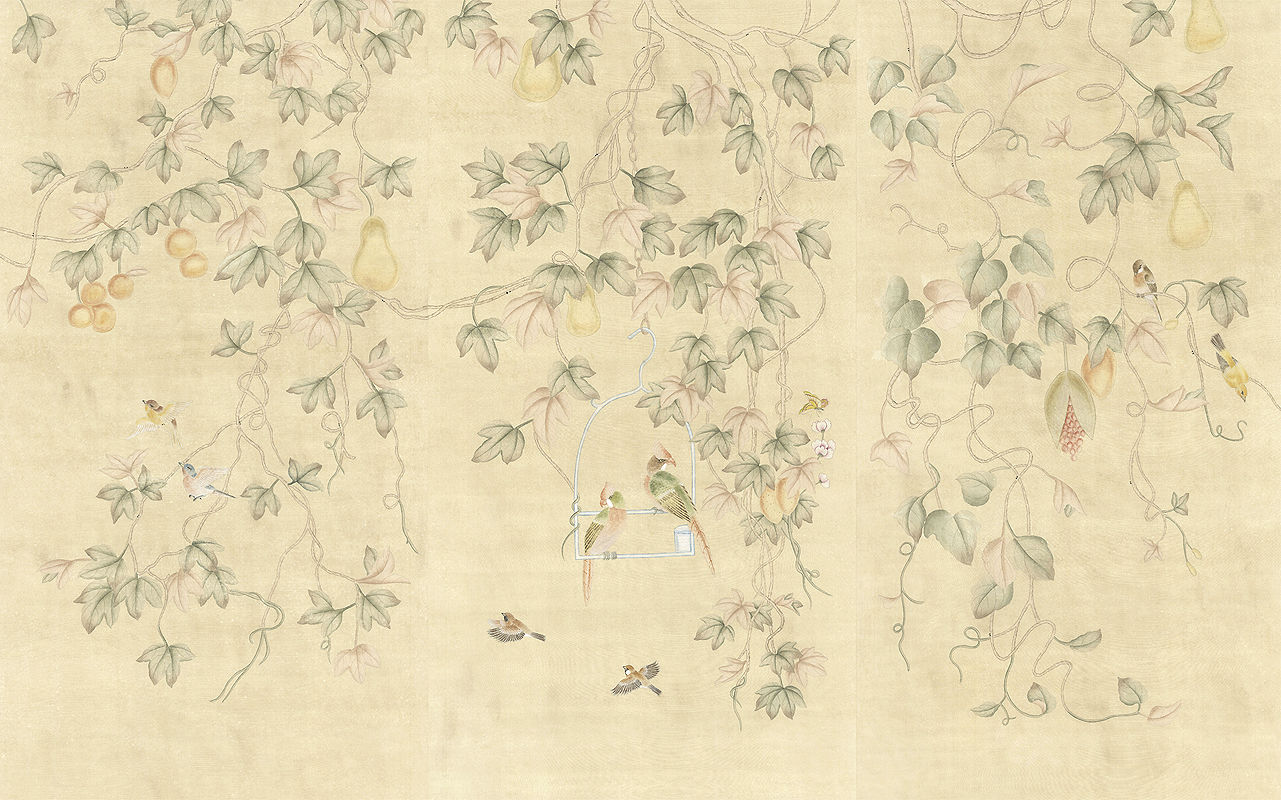 Traditional Wallpaper Fl Animal Motif Chinoiserie Traditional Wallpaper Fl Animal Motif Chinoiserie
