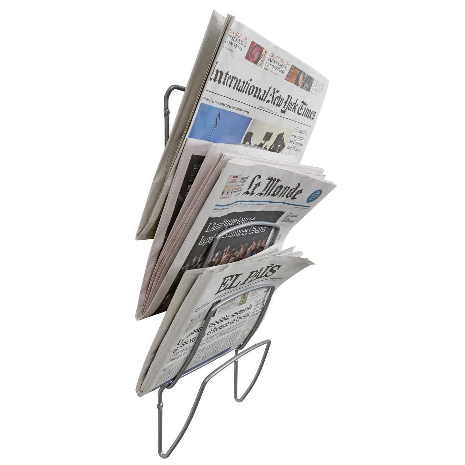 Newspaper stand best sale wall mounted